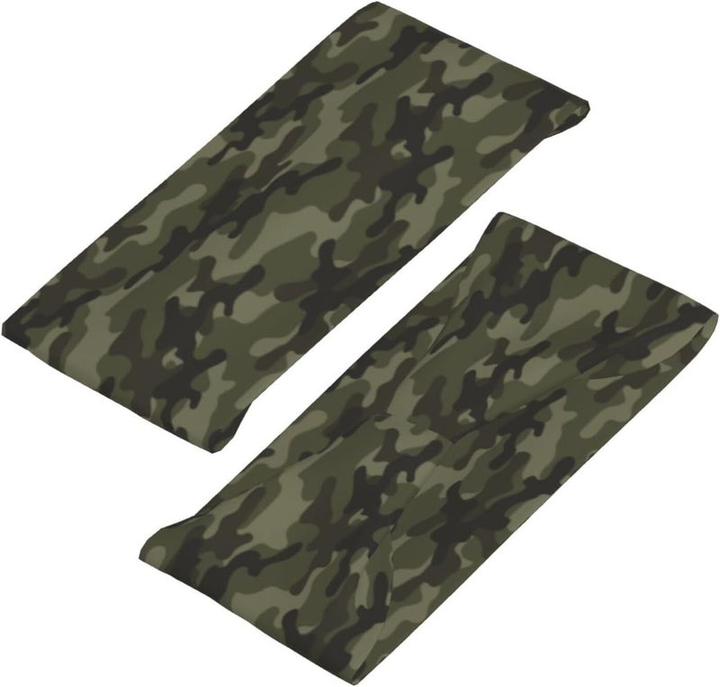 Gianlaima Sports Sweatband Head Bands for Women Men Sweat-Absorbing Headbands Suitable for Running Yoga Fitness Football Exercise - Image 2